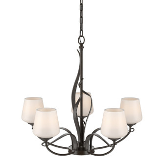 Flora Five Light Chandelier in Oil Rubbed Bronze (39|103040SKT14GG0236)