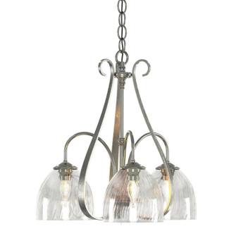 Sweeping Taper Three Light Chandelier in Sterling (39|101441SKT85LL0001)
