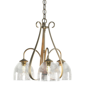 Sweeping Taper Three Light Chandelier in Soft Gold (39|101441SKT84LL0001)