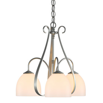 Sweeping Taper Sweeping Taper 3 Arm Chandelier in Vintage Platinum (39|101441SKT82GG0001)