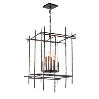 Tura Eight Light Chandelier in Dark Smoke (39|101317SKT07)