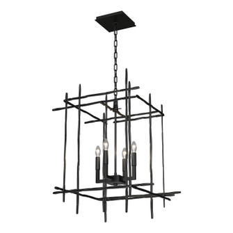 Tura Four Light Chandelier in Ink (39|101316SKT89)