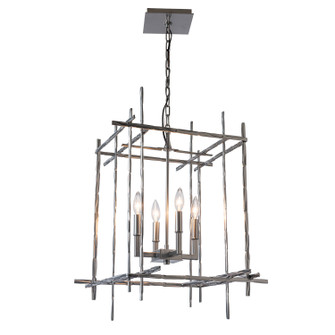 Tura Four Light Chandelier in Modern Brass (39|101316SKT86)