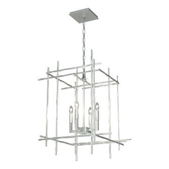 Tura Four Light Chandelier in Vintage Platinum (39|101316SKT82)