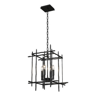 Tura Four Light Chandelier in Ink (39|101315SKT89)