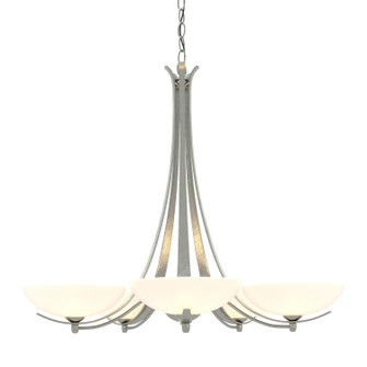 Aegis Five Light Chandelier in Sterling (39|101261SKT85GG0123)