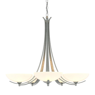 Aegis Five Light Chandelier in Vintage Platinum (39|101261SKT82GG0123)
