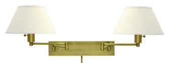 Home/Office Two Light Wall Sconce in Antique Brass (30|WS14271)