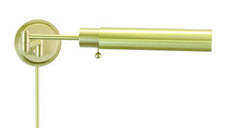 Home/Office One Light Wall Sconce in Satin Brass (30|WS1251F)