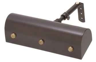 Classic Traditional One Light Picture Light in Mahogany Bronze w/Antique Brass (30|TB8MBAB)