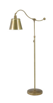 Hyde Park One Light Floor Lamp in Weathered Brass (30|HP700WBMSWB)