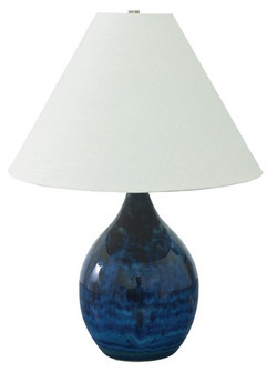 Scatchard One Light Table Lamp in Midnight Blue (30|GS300MID)