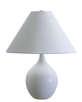 Scatchard One Light Table Lamp in White Matte (30|GS200WM)