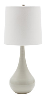 Scatchard One Light Table Lamp in Gray Gloss (30|GS180GG)