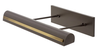 Classic Traditional LED Picture Light in Mahogany Bronze w/Antique Brass (30|DTSLEDZ24MBAB)