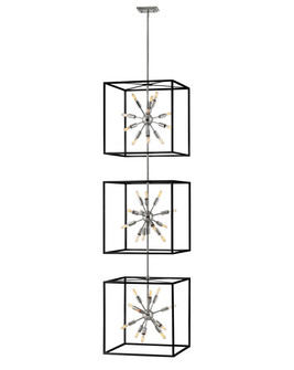 Aros LED Chandelier in Black (13|46318BLKPN)