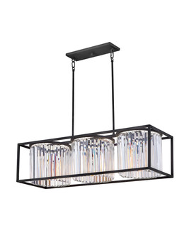 Giada LED Chandelier in Black (13|4556BK)