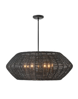 Luca LED Chandelier in Black (13|40385BLK)