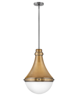 Oliver LED Pendant in Heritage Brass (13|39054HB)