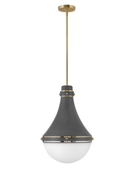 Oliver LED Pendant in Dark Matte Grey (13|39054DMG)