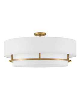 Graham LED Semi-Flush Mount in Lacquered Brass (13|38895LCB)