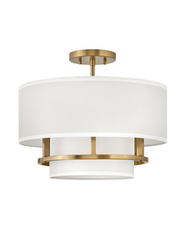 Graham LED Semi-Flush Mount in Lacquered Brass (13|38893LCB)