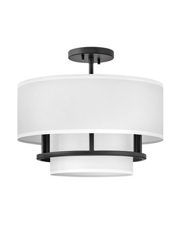 Graham LED Semi-Flush Mount in Black (13|38893BK)