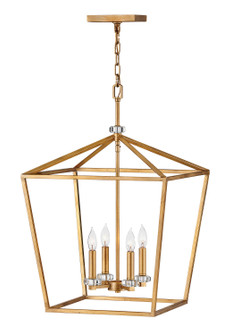 Stinson LED Chandelier in Distressed Brass (13|3536DA)