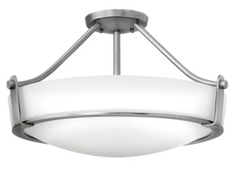 Hathaway LED Semi-Flush Mount in Antique Nickel (13|3221AN)