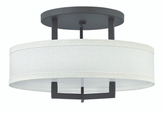 Hampton LED Semi-Flush Mount in Buckeye Bronze (13|3201KZLED)