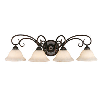 Homestead Four Light Vanity in Rubbed Bronze (62|8606BA4RBZTEA)