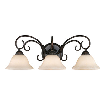 Homestead Three Light Vanity Light in Rubbed Bronze (62|8606BA3RBZTEA)