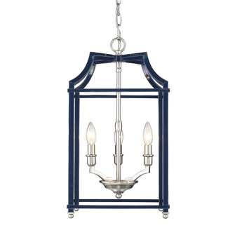 Leighton PW Three Light Pendant in Pewter (62|84013PPWNVY)