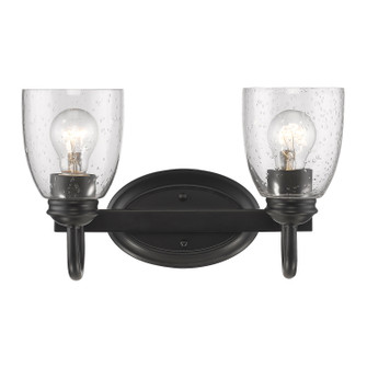 Parrish Two Light Bath Vanity in Matte Black (62|8001BA2BLKSD)