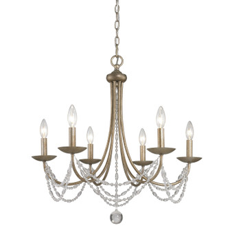 Mirabella Six Light Chandelier in Golden Aura (62|76446GA)
