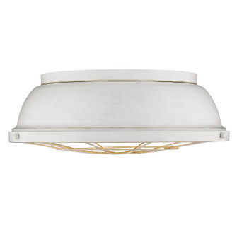 Bartlett Three Light Flush Mount in French White (62|7312FM16FW)