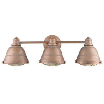 Bartlett Three Light Bath Vanity in Copper Patina (62|7312BA3CP)