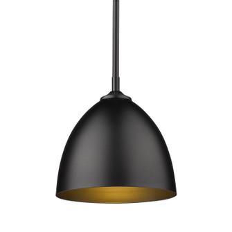 Zoey One Light Pendant in Matte Black (62|6956SBLKBLK)