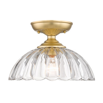 Audra BCB One Light Semi-Flush Mount in Brushed Champagne Bronze (62|6952SFBCBCLR)