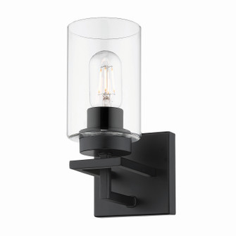 Tribeca One Light Bath Vanity in Matte Black (62|6070BA1BLKBLK)