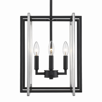 Tribeca BLK Four Light Chandelier in Matte Black (62|60704BLKPW)