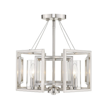 Marco Four Light Semi-Flush Mount in Pewter (62|6068SFPW)