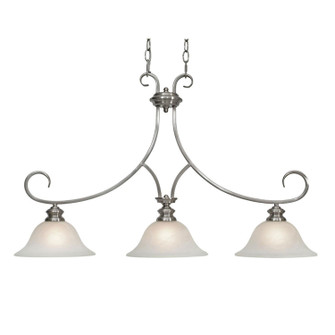Lancaster PW Three Light Linear Pendant in Pewter (62|600510PW)