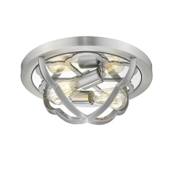 Saxon PW Two Light Flush Mount in Pewter (62|5926FMPW)