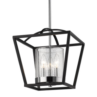 Mercer Three Light Mini Chandelier in Matte Black (62|4309M3BLKSD)