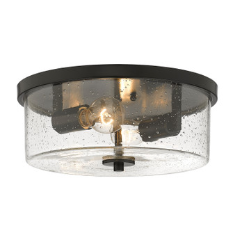 Rayne Two Light Flush Mount in Matte Black (62|4307FMBLKSD)