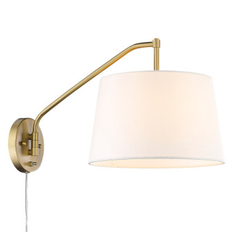 Ryleigh BCB One Light Wall Sconce in Brushed Champagne Bronze (62|3694A1WBCBMWS)