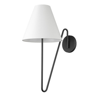 Kennedy One Light Wall Sconce in Natural Black (62|3690A1WNBIL)