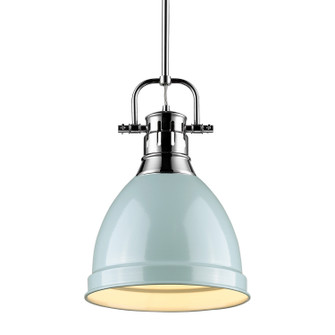 Duncan One Light Pendant in Chrome (62|3604SCHSF)