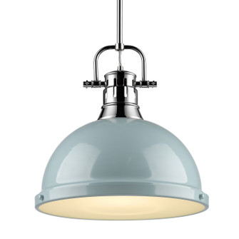 Duncan One Light Pendant in Chrome (62|3604LCHSF)